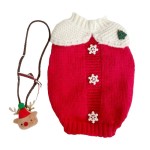 宠物圣诞毛衣生产商-冬季雪鹿针织