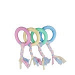 宠物啃咬玩具生产商-圆形布条室内