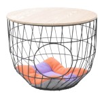 宠物咖啡桌厂家-升降台储物猫笼