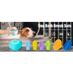 宠物沐浴刷套装生产商-7件套TPR胶囊型