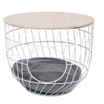 宠物咖啡桌厂家-升降台储物猫笼