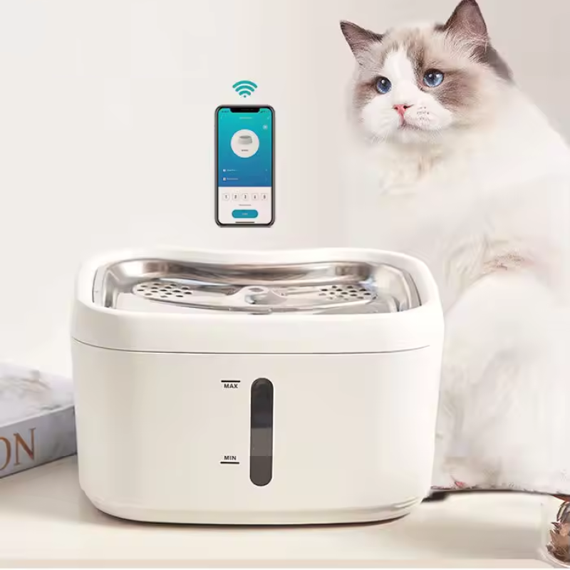 智能宠物喷泉厂家-遥控APP控制