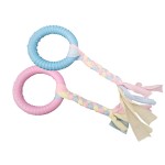 宠物啃咬玩具生产商-圆形布条室内