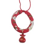 猫项圈供应商-日式风铃花卉