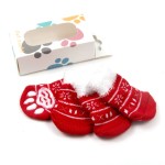 宠物针织袜厂家-防滑底保暖棉