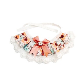 Pet Bandana Scarf Supplier - Christmas Cute Princess Lace