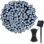 Holiday Lights Factory - 100 LED 12m Solar String Light 8 Modes for Wedding Holiday Decoration