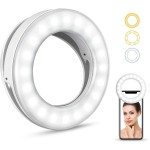 Selfie Ring Light Manufacturer - New LED Ring Light USB Rechargeable 40 LED 3-Level Brightness