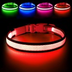 Electronics Dog Collar Manufacturer - Christmas Gift LED Dog Collar Adjustable Mesh Ring Light