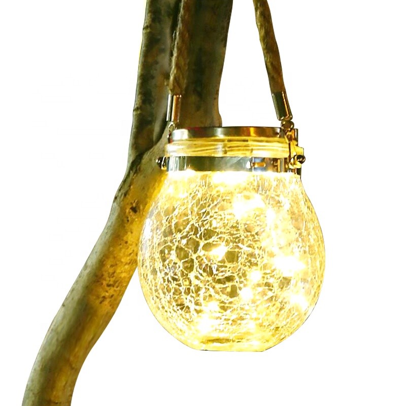 Cracked Lamp Supplier - Solar Cracked Glass Wishing Lamp Landscape Garden Waterproof Night Light