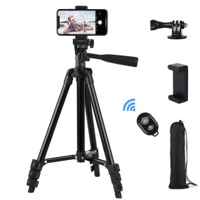 Camera Tripod Factory - Portable Professional Tripod with 3-Way Head Lightweight Aluminum