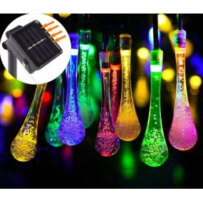 户外太阳能灯厂家-LED防水户外灯30LED 8模式房屋花园装饰