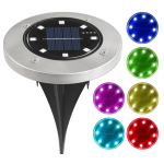 Solar Garden Light Factory - 8 LED Spike Ground Waterproof Garden Outdoor Landscape Lighting