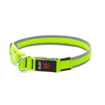 Electronics Dog Collar Manufacturer - Christmas Gift LED Dog Collar Adjustable Mesh Ring Light