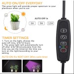 LED植物灯厂家-10W LED植物生长灯带定时器USB接口室内植物