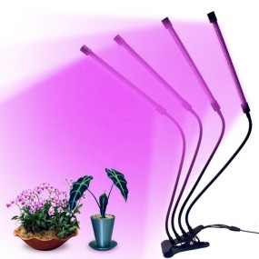 室内植物灯厂家-40W LED植物生长灯带定时器USB室内植物