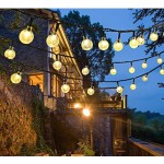 Crystal Ball Lights Manufacturer - LED Solar Crystal Ball String Lights 6.5m 30LED Outdoor Waterproof