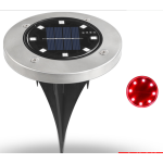 Solar Garden Light Factory - 8 LED Spike Ground Waterproof Garden Outdoor Landscape Lighting
