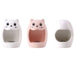 USB Nail Lamp Manufacturer - Cat Shape Mini UV LED Nail Dryer with USB Connector White Pink