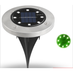 Solar Garden Light Factory - 8 LED Spike Ground Waterproof Garden Outdoor Landscape Lighting