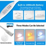 颈戴阅读灯厂家-柔性臂USB充电LED灯阅读维修用