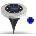 Solar Garden Light Factory - 8 LED Spike Ground Waterproof Garden Outdoor Landscape Lighting