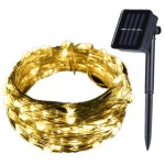 LED String Lights Manufacturer - 20m 200 LED Solar String Lights 8 Modes for Park Wedding