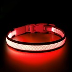 Electronics Dog Collar Manufacturer - Christmas Gift LED Dog Collar Adjustable Mesh Ring Light