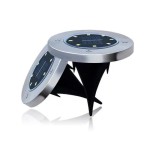 Decorative Solar Light Supplier - 8 LED Solar Garden Lights Colorful Landscape Hotel Decoration