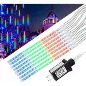 National Day Lights Factory - LED Meteor Shower Light for National Day Decorative Water Drop Light