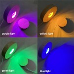 3D夜灯厂家-木制圆形底座3D LED夜灯亚克力玻璃艺术