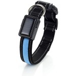 狗安全项圈厂家-优质尼龙太阳能USB充电LED发光狗安全项圈