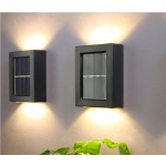 Decorative Wall Light Factory - Outdoor Solar Wall Lamp Waterproof Up Down Light Decorative