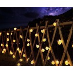 Crystal Ball Lights Manufacturer - LED Solar Crystal Ball String Lights 6.5m 30LED Outdoor Waterproof