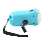 Solar Flashlight Manufacturer - Mini Hand Crank Solar Powered LED Flashlight Emergency Charging