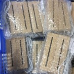 LED展示底座厂家-木制矩形灯座可调光彩色支架亚克力水晶