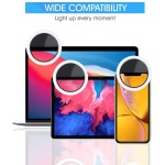 Mobile Ring Light Manufacturer - Hot Sales Mini Portable Clip-on Selfie Fill Light Round Ring