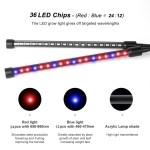 全光谱灯厂家-40 LED全光谱花卉生长灯室内水培