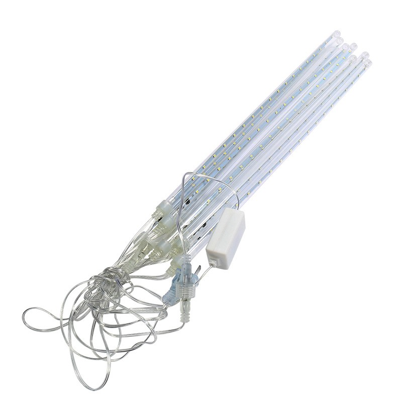 LED Tube Light Manufacturer - 50cm Meteor Shower Light with 8 Tubes Water Drop Highlight Strings