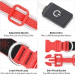 Electronics Dog Collar Manufacturer - Christmas Gift LED Dog Collar Adjustable Mesh Ring Light