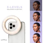 Selfie Ring Light Manufacturer - New LED Ring Light USB Rechargeable 40 LED 3-Level Brightness