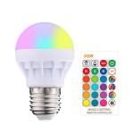 智能LED灯厂家-E27智能彩色音乐灯泡遥控室内照明