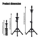 Wig Tripod Supplier - Adjustable Canvas Block Head Tripod for Wig Making Cosmetology Training