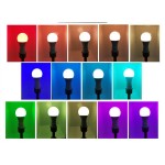 智能LED灯厂家-E27智能彩色音乐灯泡遥控室内照明