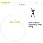 LED Dog Collar Supplier - Light up Dog Collar Rechargeable Safety Necklace for Night Walking