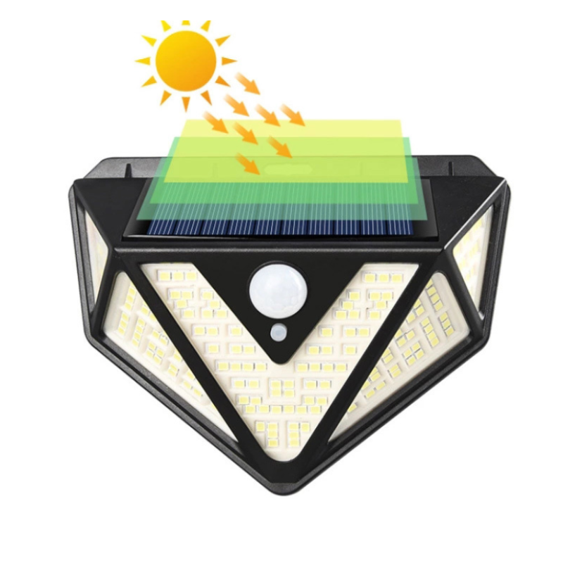 Motion Sensor Light Manufacturer - 166 LED High Bright 3 Mode Body Sensing Lamp CE EMC Certified