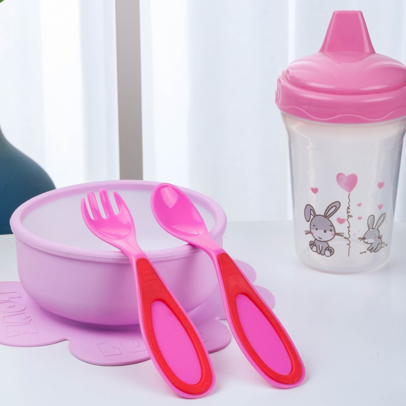 Baby Cutlery Supplier - Plastic TPE Encapsulated