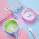 Baby Suction Bowl Supplier - Flower Shaped Silicone