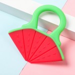 婴儿磨牙胶厂家-柔软硅胶水果造型