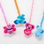 Pacifier Holder Factory - Neutral Animal Pattern Clip
